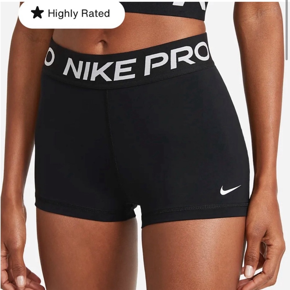 4 pairs Nike Women's Black Pro Shorts — RESERVED